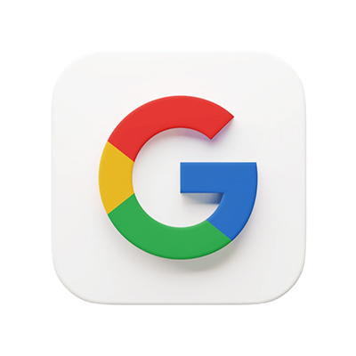 icono en 3d de la aplicacion de google